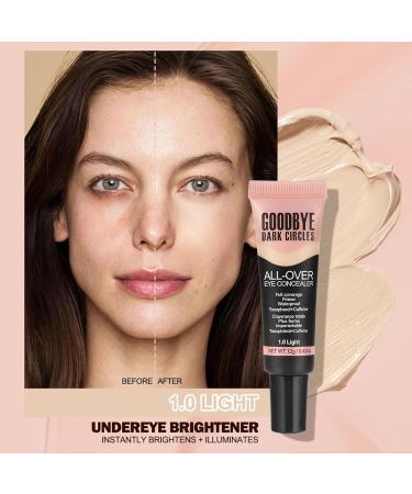 Under the eye patch full coverage concealer | Lightweight and waterproof eye concealer 12G color correcting for eyes long-lasting liquid foundation - Buy Online on GoSupps.com