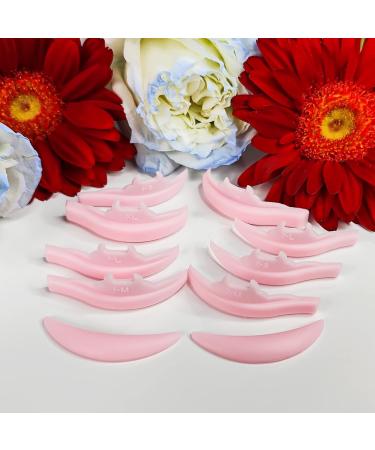 PERMANIA Lash Lift Pads Lash Shields for Lash Lift New Shape Soft and Comfortable Cruelty-Free (5 Pairs-Pink) - Buy Online on GoSupps.com