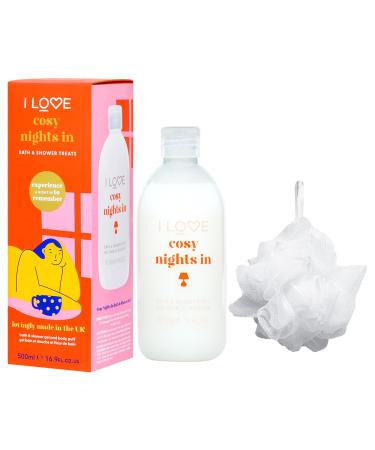 I Love Cosy Nights In Bathtime Treats - Chocolate Marshmallow Bath & Shower Gel | Exfoliating Body Wash for Smooth Skin - 1 pc - Buy Online on GoSupps.com