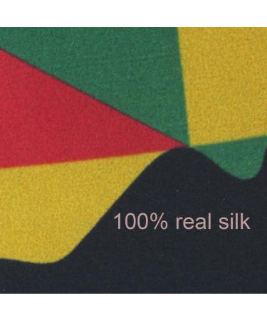 100% Silk Rasta Eye Mask | Soft Sleep Shade for Travel Naps & Work - Blocks Light - Buy Online on GoSupps.com