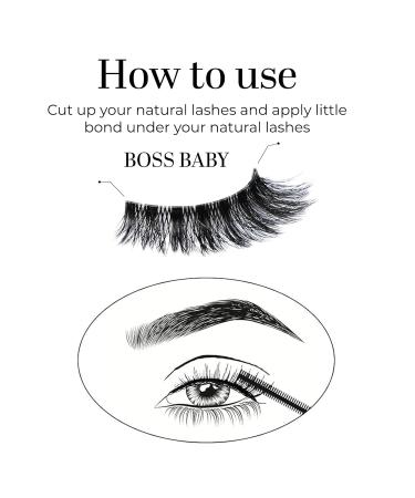 Buy Gabeena Self-Adhesive False Eyelashes - Waterproof Reusable Handmade for Dramatic Eyes | International Shipping - Buy Online on GoSupps.com