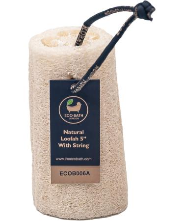 Eco Bath London 5 inch Natural Loofah Sponge - 100% Organic for Men and Women - Buy Online on GoSupps.com