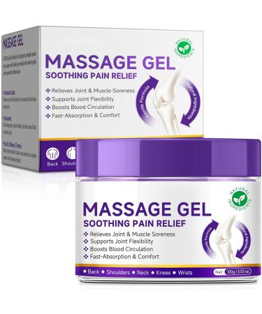 Gel de massage pour les articulations - Cr me de massage apaisante pour les douleurs au genou - P n tre rapidement avec effet long terme - Non gras - Soulage les muscles les articulations et les - Buy Online on GoSupps.com