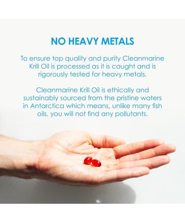 Cleanmarine Krill Oil Capsules 0.2 kg - 30 Count Pack | Natural Omega-3 Supplement | 5060102301790 - Buy Online on GoSupps.com
