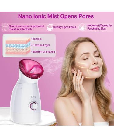  Wolady Wolady Nano Ion Spa Facial Spray 3 in 1 Function Removable 200 ml Spa Treatment Suitable for Sauna Humidifier Pore Cle - Buy Online on GoSupps.com