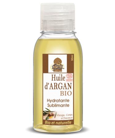 100% Organic & Artisanal Argan Oil from Morocco 50 ml - Anti-Wrinkle and Nourishing - Skin and Hair Care Virgin and Cold Pressed Superior Quality Guaranteed.