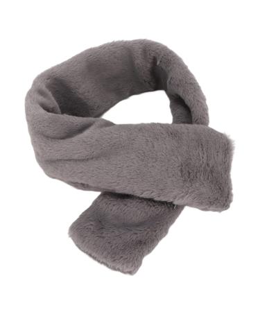 Heated neck scarf USB-heated scar for men and women outdoor winter constant temperature soft warm neck heating pillow wrap gray