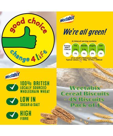 Weetabix Cereal Biscuits - 48 Biscuits - Buy Online on GoSupps.com