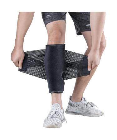 Calf Brace Leg Compression Sleeves for Men & Women Shin Splints for Calf Muscle Wrap Diamond-shaped Elastic Band for Pressure fit Swelling Varicose Vein Pain Relief Running Fitness (S/M-2 pcs)