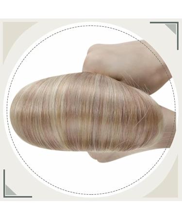 Buy Laavoo Micro Loop Extensions - 55cm Ash Blonde with Highlights | Real Hair Microring Extensions 50g #18/613 - Buy Online on GoSupps.com
