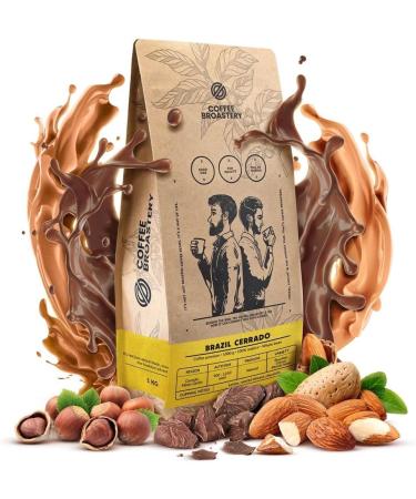 Coffee Broastery Coffee Beans Set 2x1kg 2000g | Brazil Guaxupe | Brazil Cerrado | Brazilian | Specialty Coffee | Freshly Roasted - Buy Online on GoSupps.com