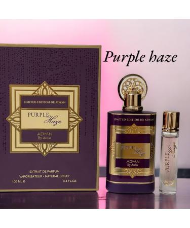 Purple Haze Extrait De Parfum 100Ml 3.4Oz + Decant Limited Edition - Original Fragrance From Dubai - Unisex Perfume with Top Notes Of Bergamot Lemon Lychee and Pink Pepper - Buy Online on GoSupps.com