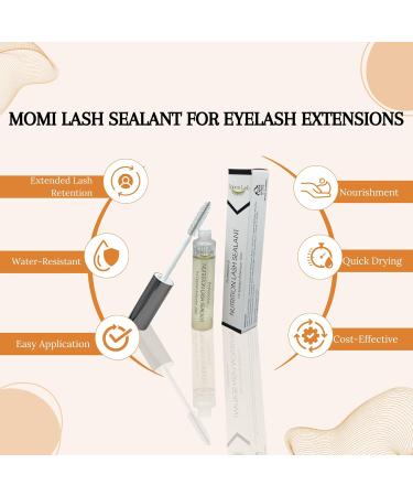 Buy Long-Lasting Eyelash Extension Sealant | 10ml Clear Seal for Cluster & DIY Lashes 14-Day Protection - Buy Online on GoSupps.com