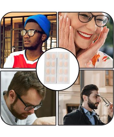 Zooetway 16 Pairs Self-Adhesive Glasses Nose Pads - Non-Slip 1mm Thick Sponge for Comfort & Stability - Ideal for Glasses & Sunglasses - Buy Online on GoSupps.com