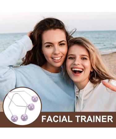 OSALADI 1 Pair Dimple Trainer For Face Dimple Makers Dimples Trainer Face Makers Dimples Shaper Face Exercisers for Women Men-Purple - Buy Online on GoSupps.com