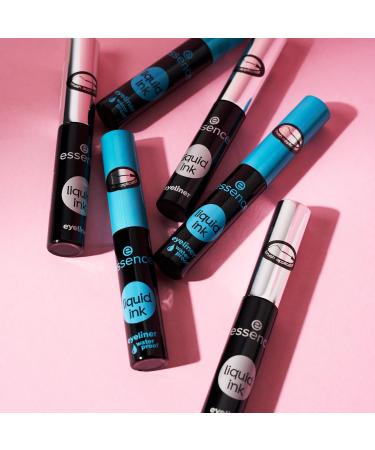 essence liquid ink eyeliner Eye Liner No 01 black defining vegan perfumefree parabenfree pack of 3 3 x 3 ml - Buy Online on GoSupps.com