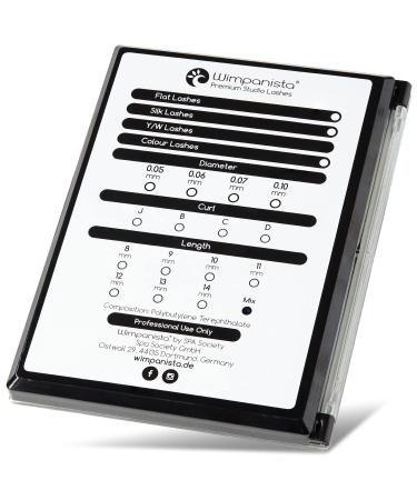 W Lashes Silk Eyelashes C Curl - Maxi Mix 450 Fans 0.07mm Thickness 8-14mm Mixed Lengths for Eyelash Extensions | International Shipping - Buy Online on GoSupps.com