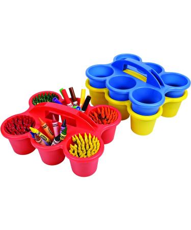 Deflecto Caddy Cup Blue 6 Pack - 12.1 x 5.3 x 9.6 - Organize and Store Efficiently - Buy Online on GoSupps.com