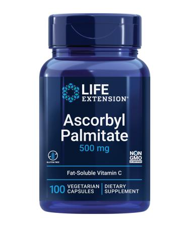 Life Extension Ascorbyl Palmitate 500 mg 100 Vegetarian Capsules