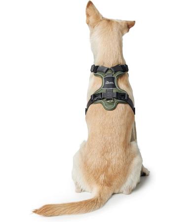 HUNTER DIVO Large Dog Harness (72-100 cm) - Green/Grey | International Shipping Available - Buy Online on GoSupps.com