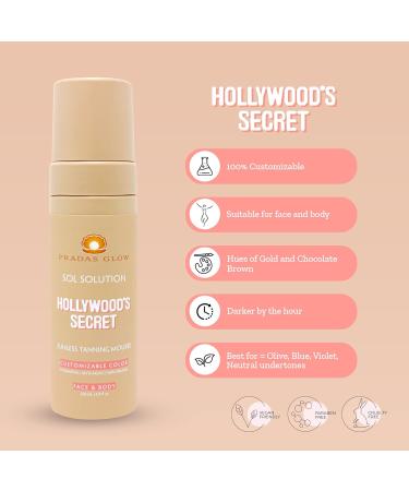 Hollywood's Secret Sol Solution Sunless Tanning Mousse - Buy Online on GoSupps.com