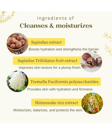 Shinnosuke Revitalizing & Hydrating Japanese Rice Facial Cleanser - 3.4 oz | Gentle & Nourishing Skincare for Radiant Skin - Shop Internationally - Buy Online on GoSupps.com