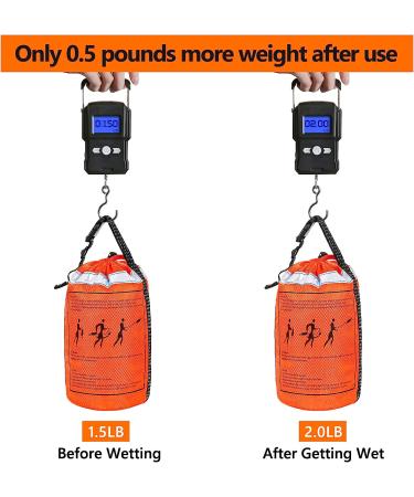 NTR Water Rescue Throw Bag - 70ft, 3/10 Inch Rope, 1844lbs Tensile Strength - Kayaking & Rafting Safety Equipment - Buy Online on GoSupps.com