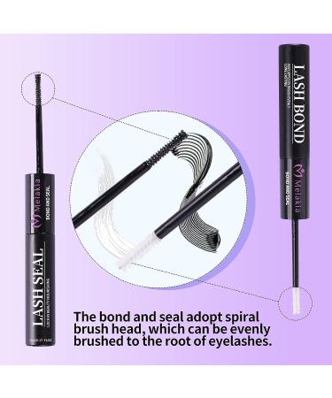 Melakia Latex-Free Cluster Lash Bond and Seal Glue 10ml - Long Lasting DIY Lash Extension Bond and Seal - 1 Pack (10ml) - Buy Online on GoSupps.com