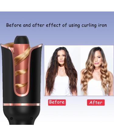 1 Inch Automatic Hair Curler - Anti-Tangle Anti-Scald Ceramic Barrel with 3 Temperatures for Perfect Curls - International Shipping Available - Buy Online on GoSupps.com