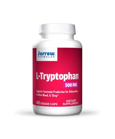 Jarrow Formulas L-Tryptophan 500 mg 60 Veggie Caps - Buy Online on GoSupps.com