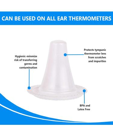 200 Pack Disposable Ear Thermometer Probe Covers - Universal Lens Filters for Braun ThermoScan Models & Digital Thermometers - Buy Online on GoSupps.com