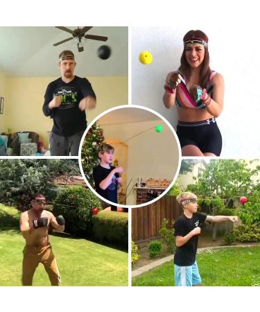 TEKXYZ Boxing Reflex Ball Set - 3 Difficulty Levels | Headband Included | Improve Reaction Speed, Agility, and Hand-Eye Coordination - Buy Online on GoSupps.com
