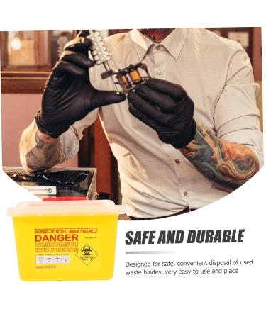 Buy Iwowhero Compact Container Recycling Box for Razor Blades & Cannula - Safe Storage for Broken Blades | International Shipping - Buy Online on GoSupps.com