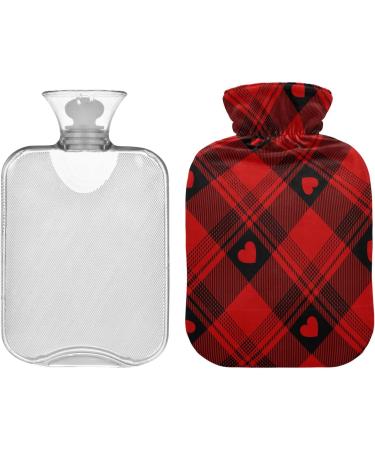 Buy Heart Buffalo Heat Bottle for Valentine's Day | 1L Hot Water Bottle for Pain Relief | Ideal Gift for Women Girls & Children - Buy Online on GoSupps.com