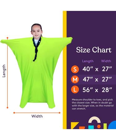 Special Supplies Green Sensory Body Sock | Full-Body Wrap for Stress Relief | Stretchy, Breathable & Cozy Sack for Boys & Girls | Calming Cocoon (Medium 47x27) | Safe & Comfortable | Pack of 1 - Buy Online on GoSupps.com