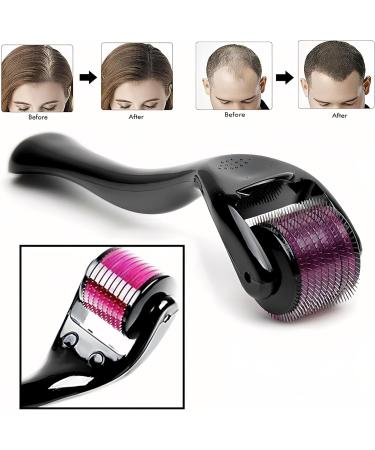 Derma Roller 540 Titanium Needles For Acne Scars Face Facial Wrinkles Hair Loss Stretch Marks Hair Operation Scars Regrowth Micro Needles Professional Micro needling Derma Needling (0.75mm) - Buy Online on GoSupps.com