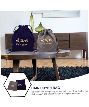 FOMIYES 10 Pcs Storage Bag Blow Dryer Stand Blow Dryer for Curly Hair Curl Blow Dryer Curl Hair Dryer Velvet - Buy Online on GoSupps.com