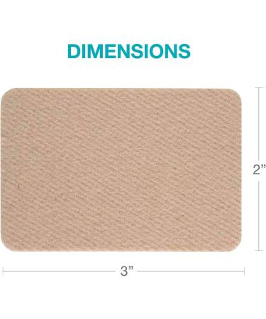 Steins Moleskin Foot Pads - Blister Relief, Adhesive Tape, Padding for Shoes | 2 X 3 Inch, 5 Count Tan Sheets - Buy Online on GoSupps.com