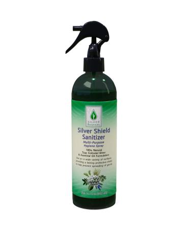 Silver Shield Sanitizer  All Natural Colloidal Silver MicroCleanser  12 oz.