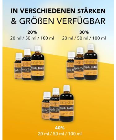 North Bush Propolis Tincture 50ml - 30% Propolis Extract | Premium Beekeeping Quality Propolis Drops for Immune Support - Buy Online on GoSupps.com