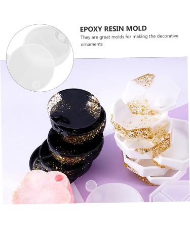Operitacx 6pcs box Jewelry Container Diy Storage Molds Epoxy White Mold Casting for Pretty Useful Manual White 10.8X10.8CM - Buy Online on GoSupps.com