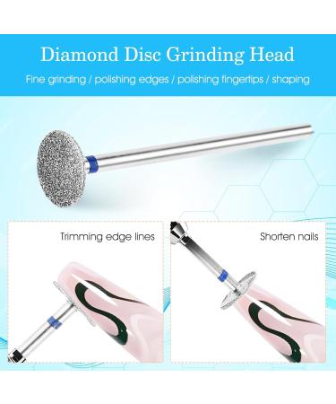 Jeffdad 3-Piece Nail Miller Bits Set | Professional Electric Foot File & Hard Skin Remover | Gel & Acrylic Nail Grinder | Durable 4.2 x 1 x 1 cm - Buy Online on GoSupps.com