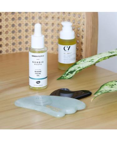 Green People Gua Sha Massage Tool | Facial Tool for Tension Relief & Puffiness | International Shipping - Buy Online on GoSupps.com