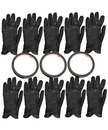 POPETPOP 1 Set Uv Glove Nail Art Gel Guantes Gloves for Gel Nails Nail Art Supplies Uv Protection Gloves Manicure Disposable Glove Uv Tape Sun Protection Nail Supplies Pvc