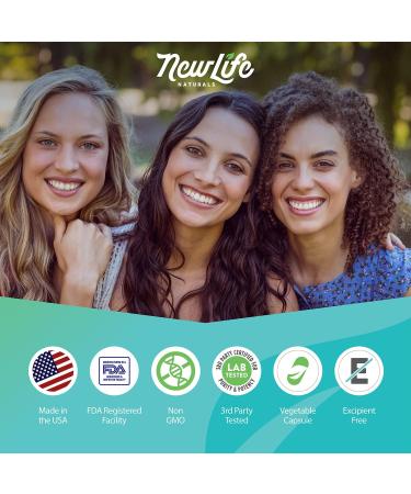 NewLife Naturals Boric Acid Vaginal Suppositories with Aloe Vera & FOS Prebiotic - 30 Capsules - Made in USA - Buy Online on GoSupps.com
