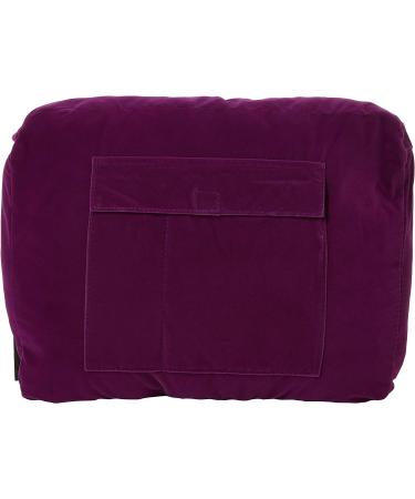 Manicure Cushion Pedicure Pillow Nail Arm Rest Foot Care Purple Velvet - Buy Online on GoSupps.com