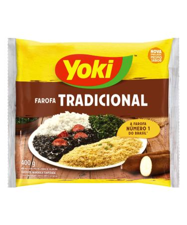 Yoki Farofa Mandioca Brasil | Ready Seasoned Cassava Flour | Cassava 400g