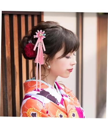 minkissy 1 Pair Hairpin Wedding Tiara Metal Hair Claw Clips Chinese Wedding Decoration Hanfu Hair Clips Chinese Hair Clips Girls Bridal Hair Clips Exquisite Hair Clip Girl Hairpin Accessory 27X6X2.5CM Pink - Buy Online on GoSupps.com
