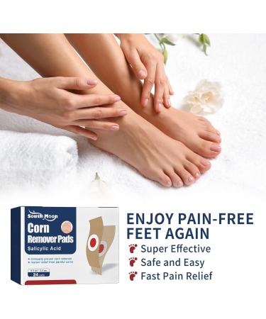 KihEne Feet Corn Remover - 24 Pack - Effective Corn Removal Cream Patches for Feet & Toes - Buy Online on GoSupps.com