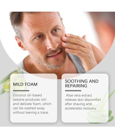 Moisturizing Facial Cleanser - Gentle Cleansing Rich Foam Hydrating & Soothing Repairs Skin Barrier Relieves Post-Shave Discomfort(3PCS) - Buy Online on GoSupps.com